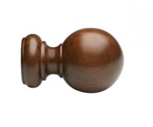 2" Wood Trends Ball Finial - 086 - Walnut